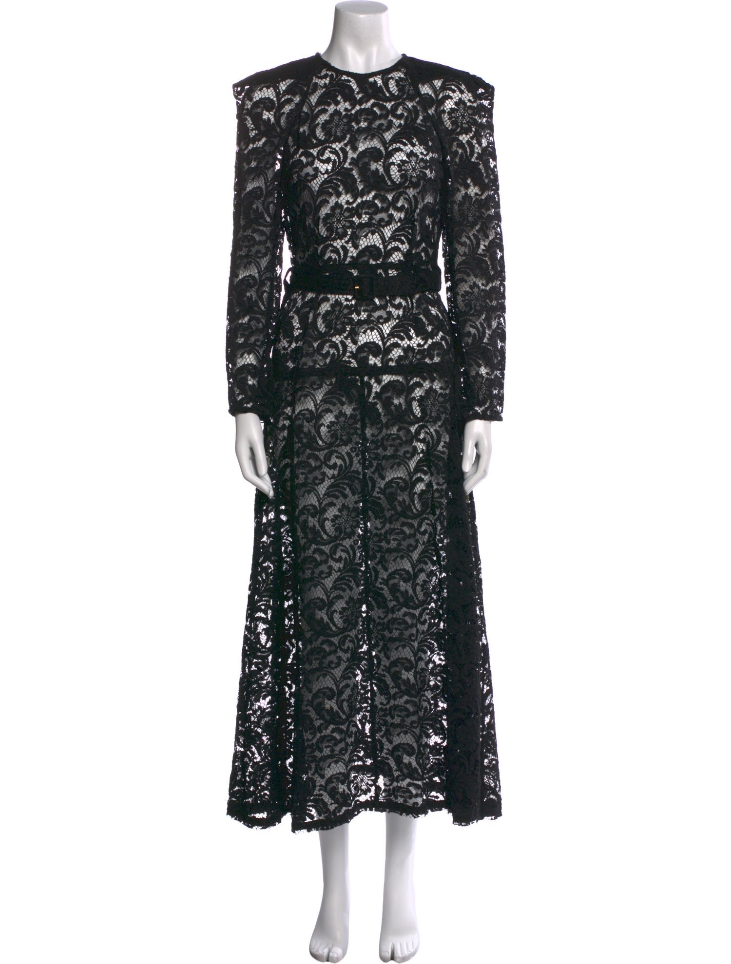 Patou Lace Pattern Long Dress w/ Tags