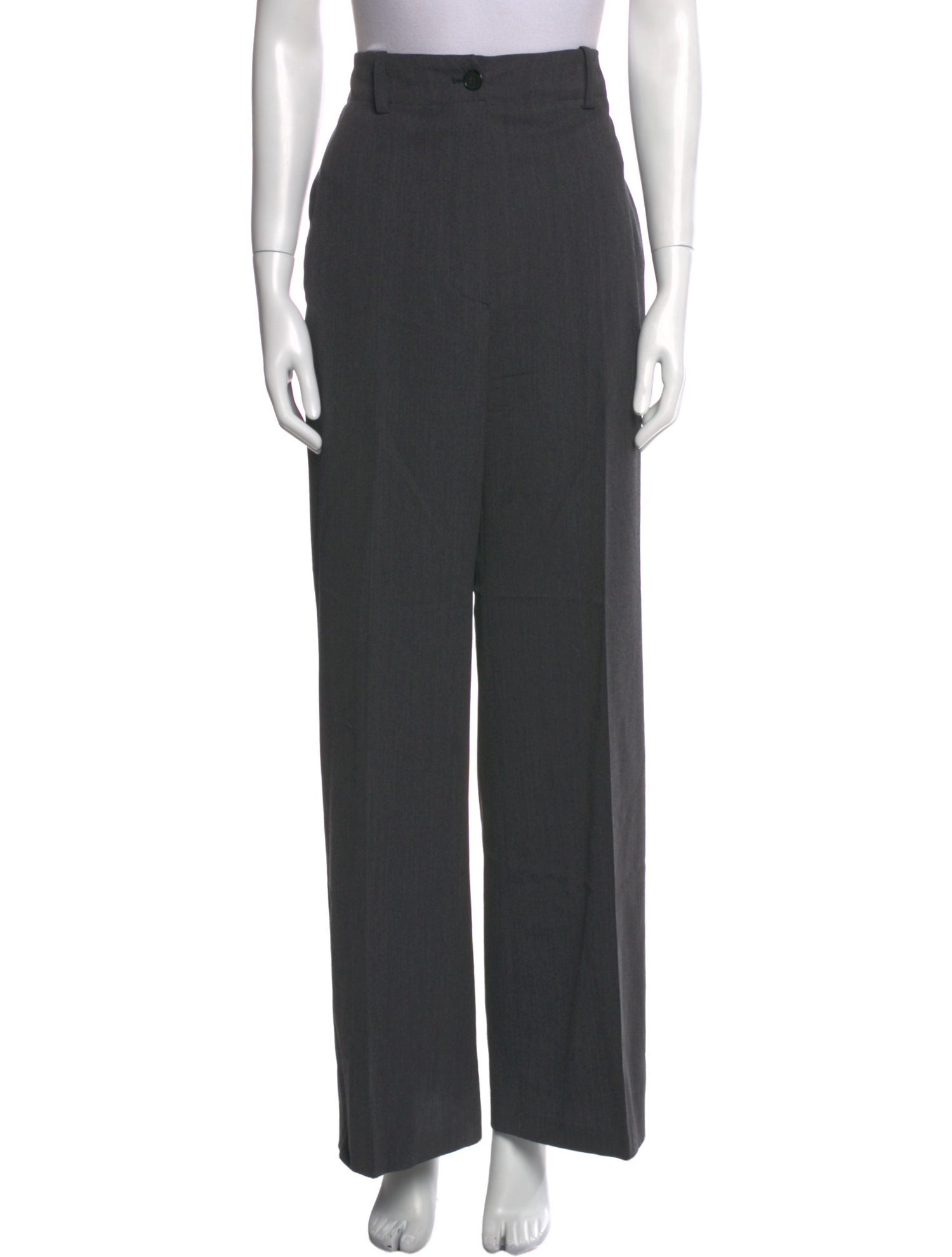 Patou Virgin Wool Wide Leg Pants