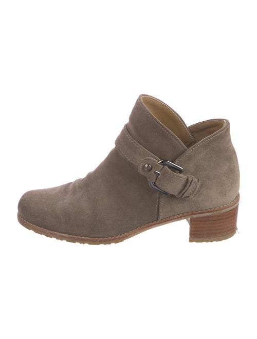 Stuart Weitzman Suede Moto Boots
