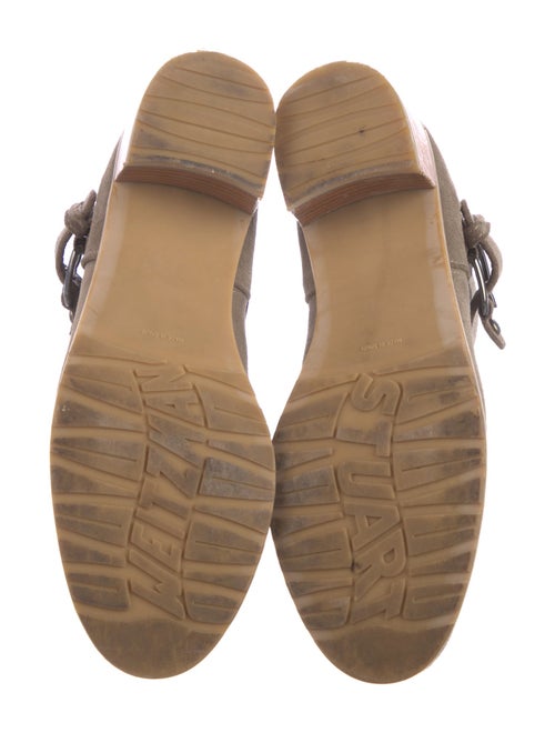 Stuart Weitzman Suede Moto Boots