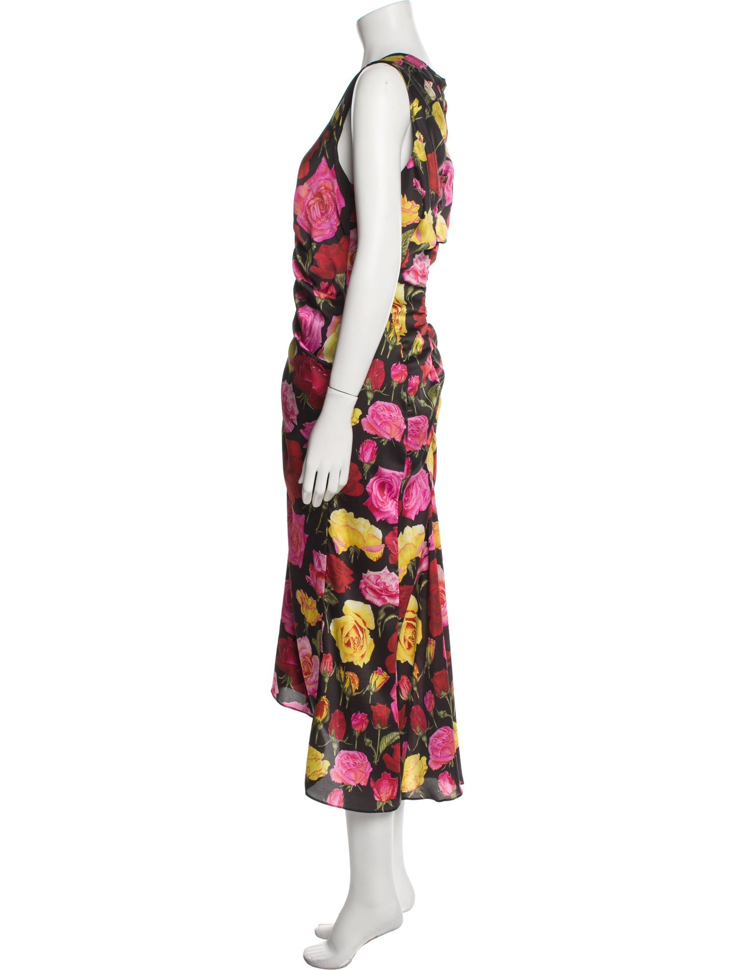 Puppets and Puppets Floral Print Long Dress