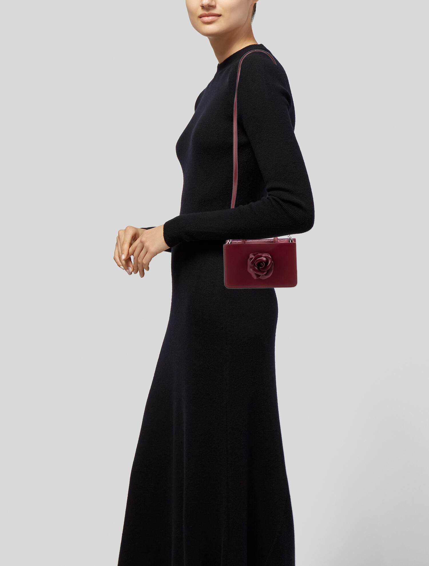 Puppets and Puppets Leather Top Handle Bag w/ Tags