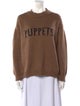Puppets and Puppets Merino Wool Graphic Print Sweater