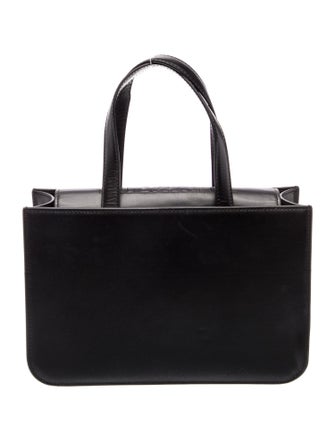 Puppets and Puppets Leather Top Handle Bag