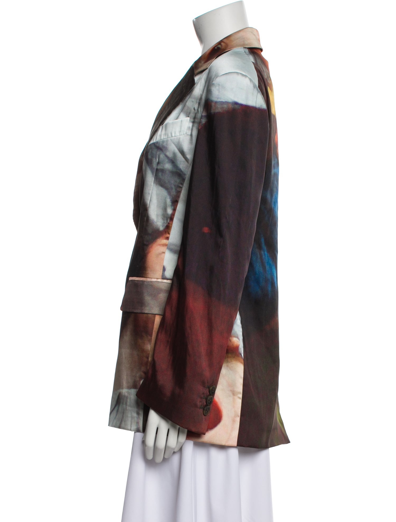 Puppets and Puppets Printed Blazer