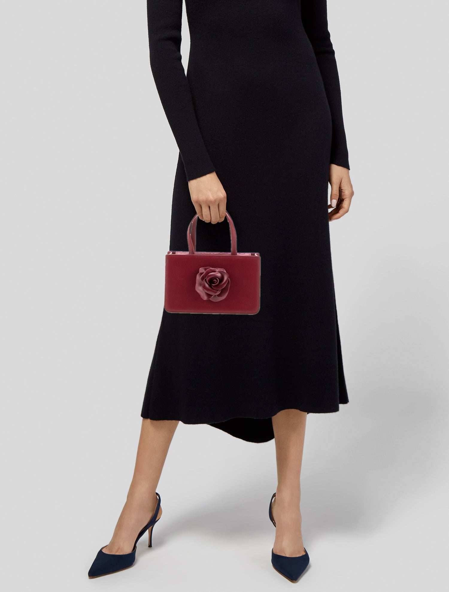 Puppets and Puppets Leather Top Handle Bag w/ Tags