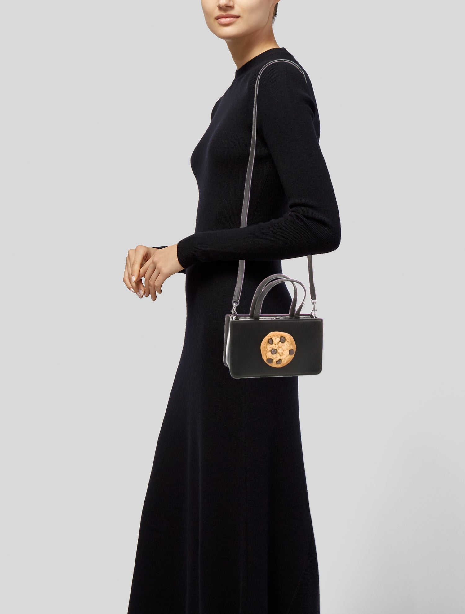 Puppets and Puppets Leather Top Handle Bag