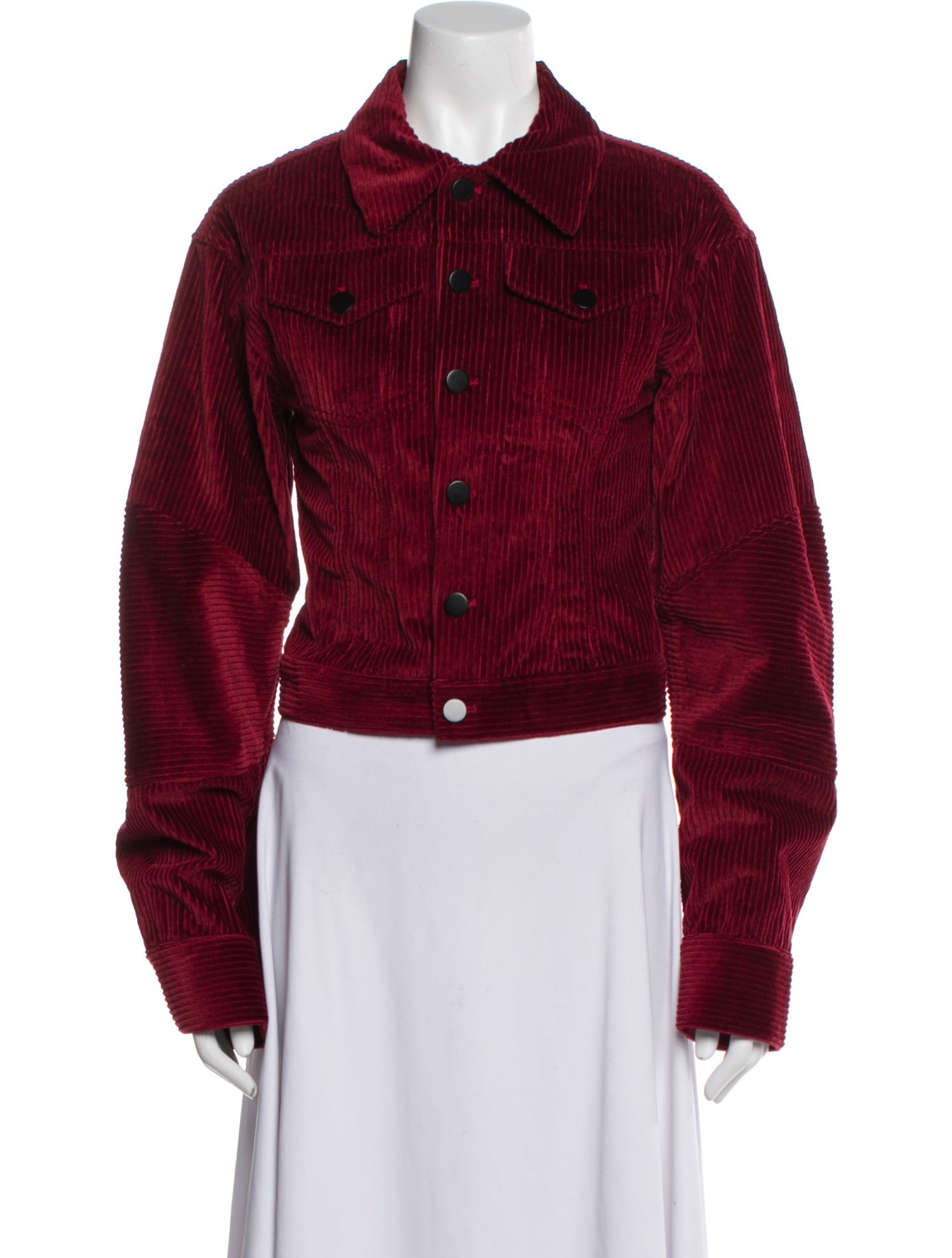 Puppets and Puppets Striped Denim Jacket