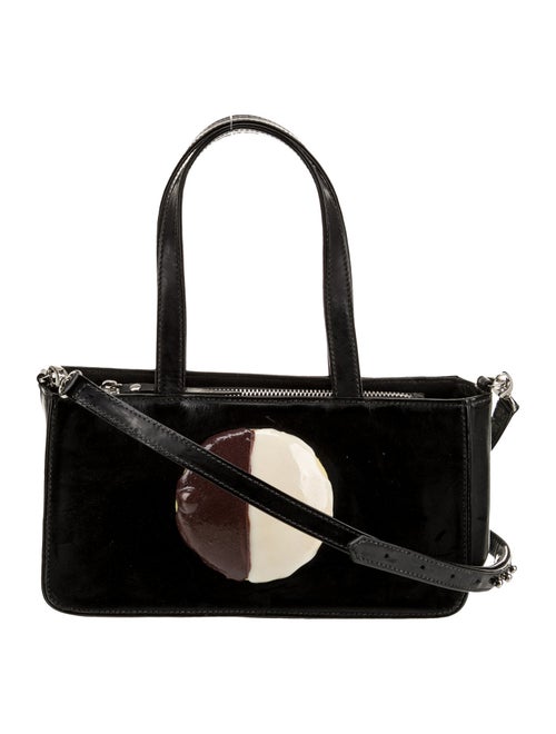 Puppets and Puppets Leather Top Handle Bag