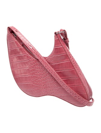 Puppets and Puppets Embossed Leather Shoulder Bag