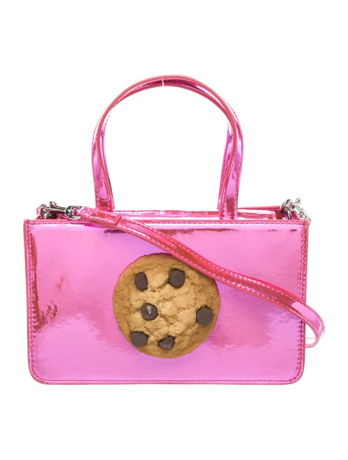 Puppets and Puppets Patent Leather Top Handle Bag