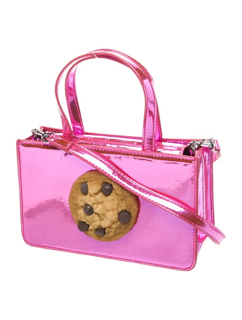 Puppets and Puppets Patent Leather Top Handle Bag