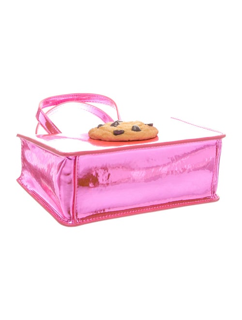 Puppets and Puppets Patent Leather Top Handle Bag