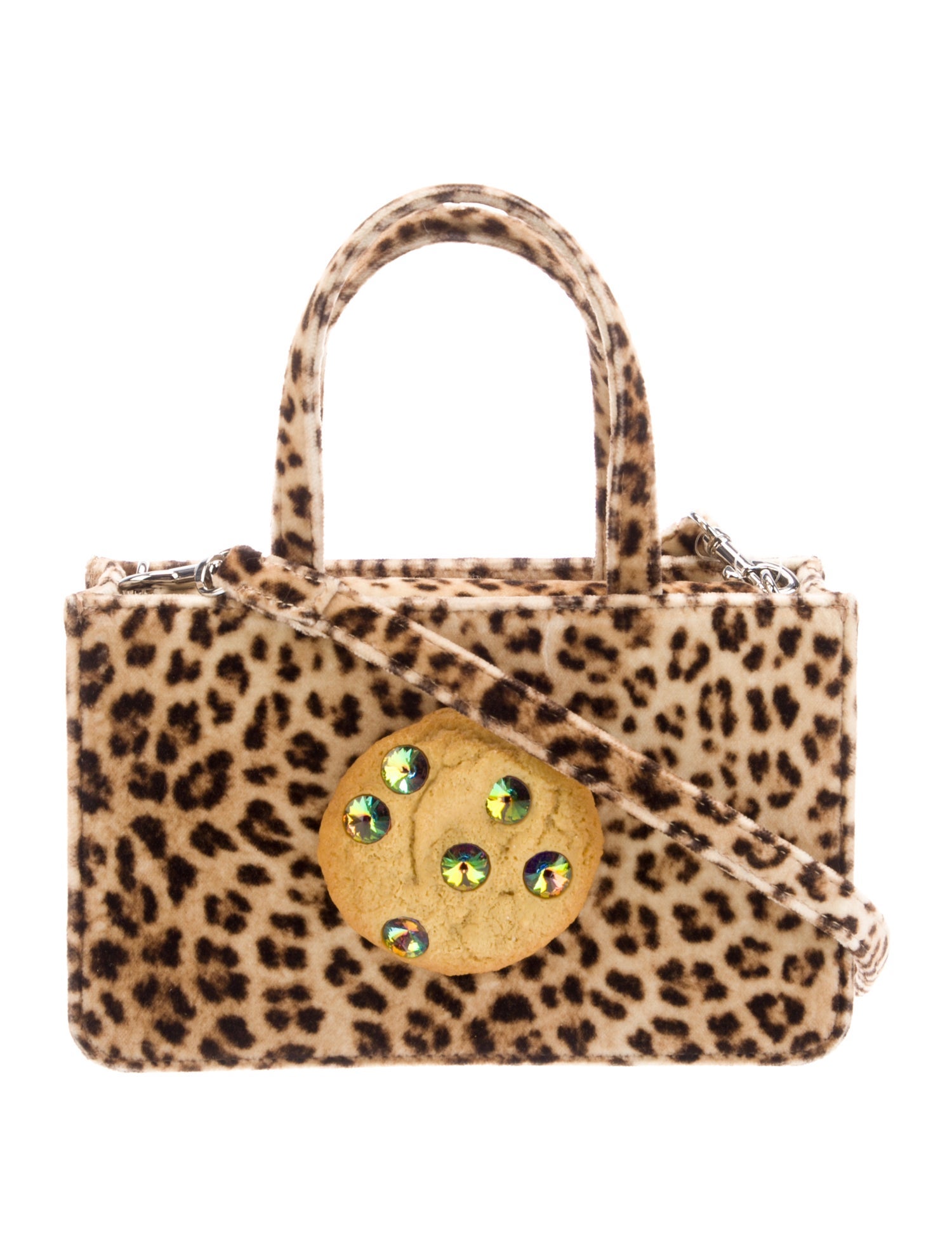 Puppets and Puppets Velvet Shoulder Bag w/ Tags