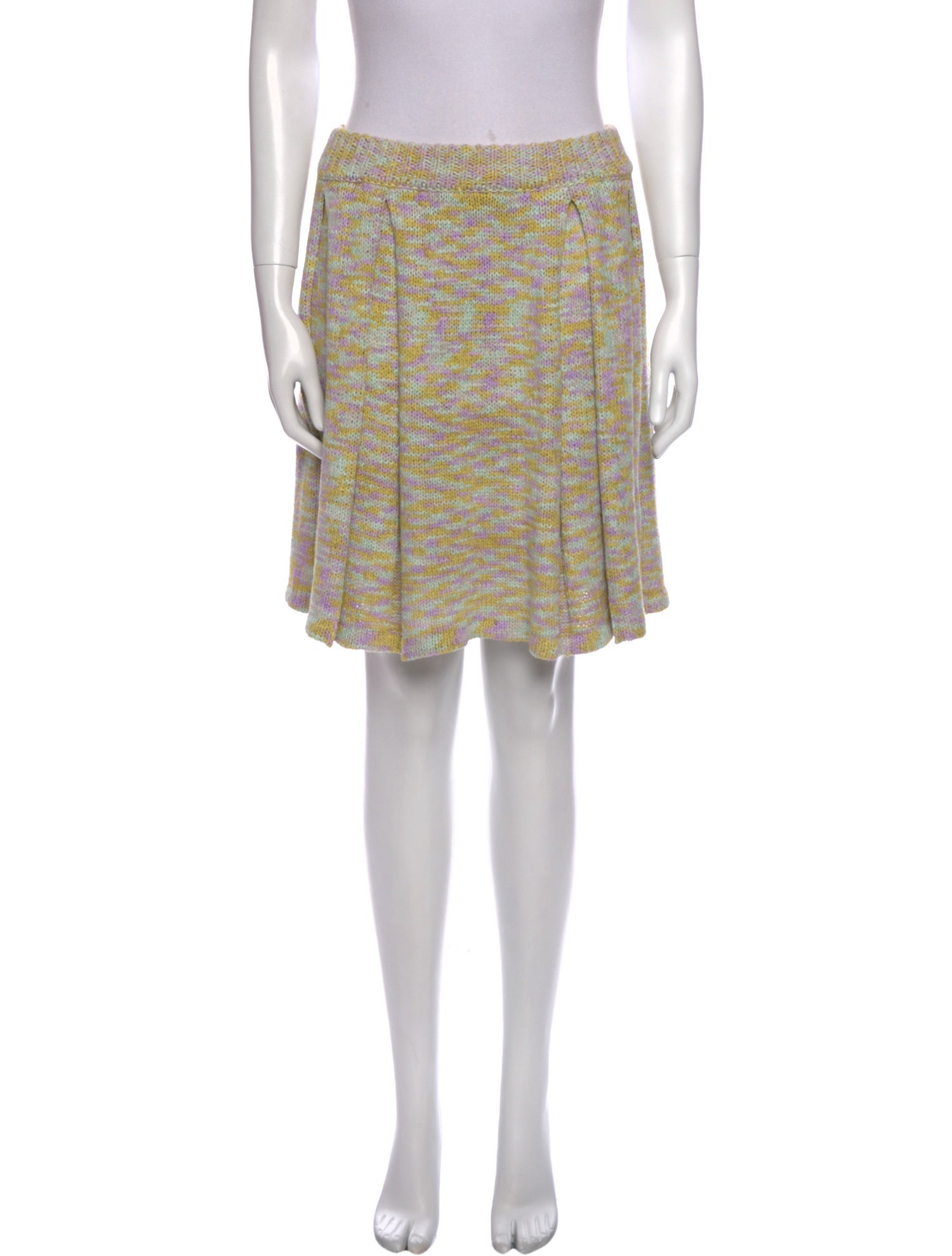 Puppets and Puppets Printed Knee-Length Skirt