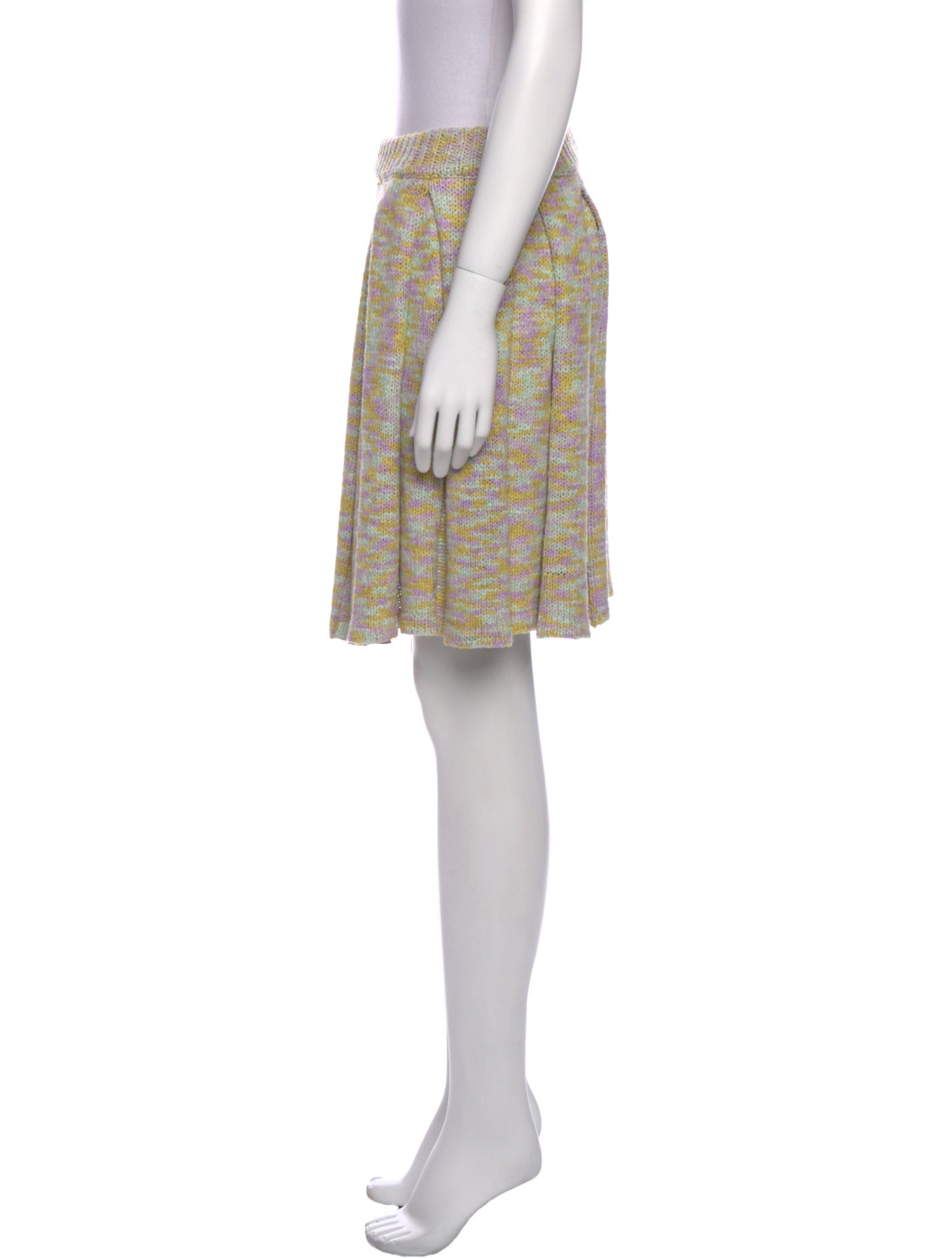 Puppets and Puppets Printed Knee-Length Skirt