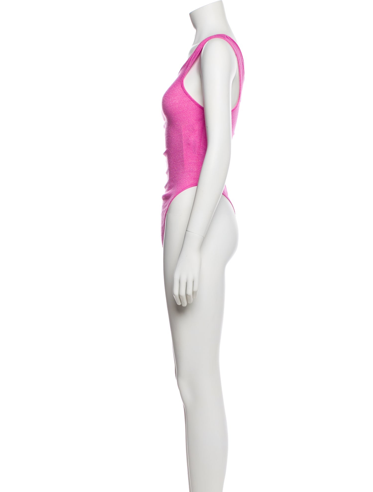 Puppets and Puppets One-Shoulder Sleeveless Bodysuit