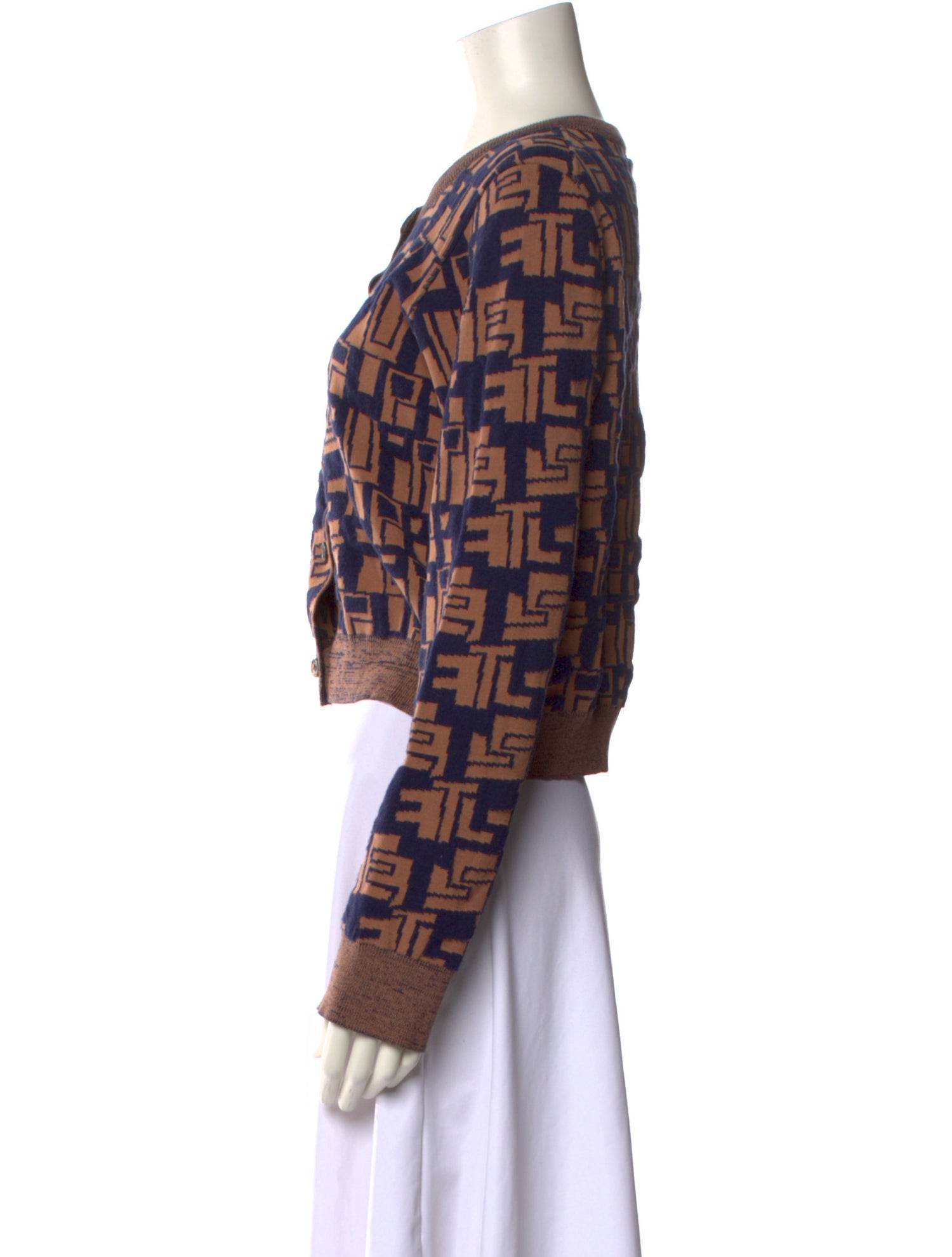 Puppets and Puppets Printed Crew Neck Sweater