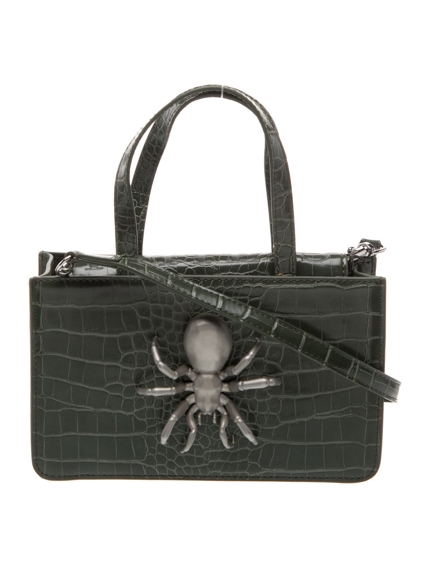 Puppets and Puppets Leather Top Handle Bag