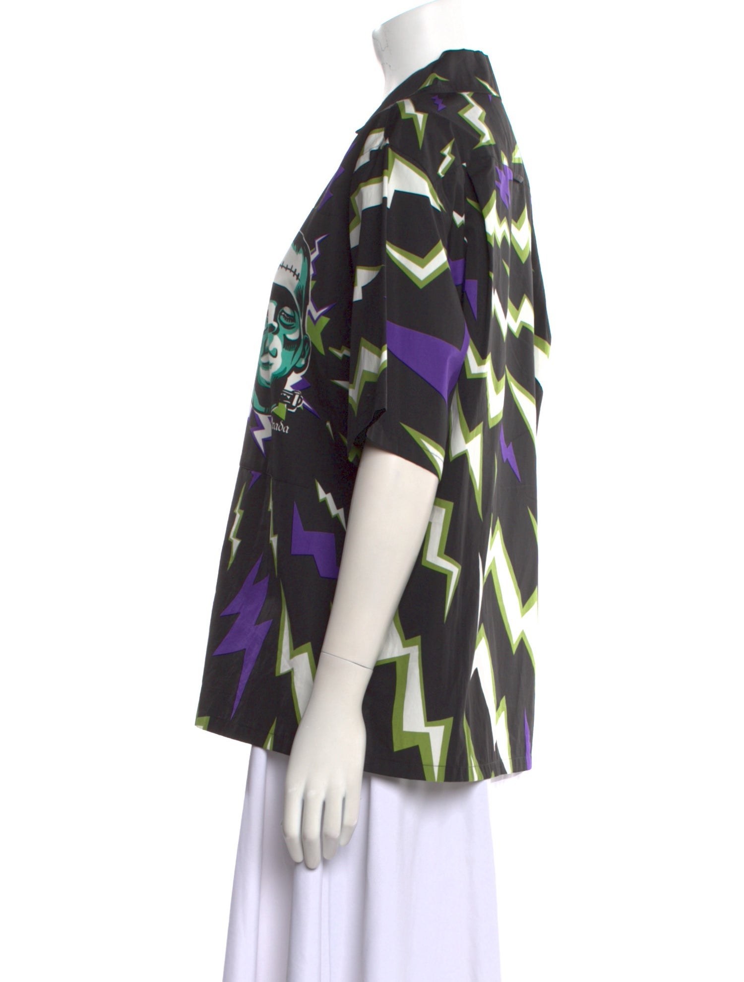 Prada x Universal Studios 2019 Printed Button-Up Top