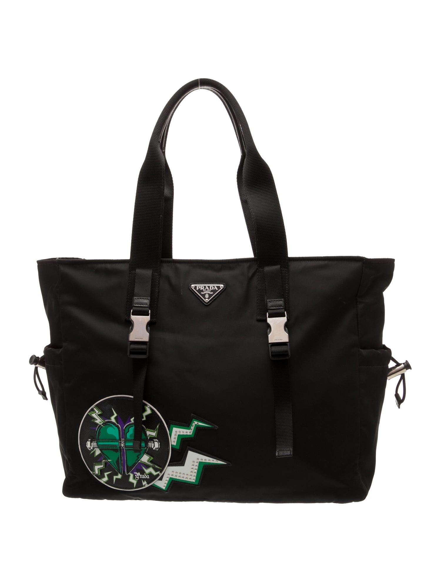 Prada x Universal Studios Enameled Metal Triangle Frankenstein