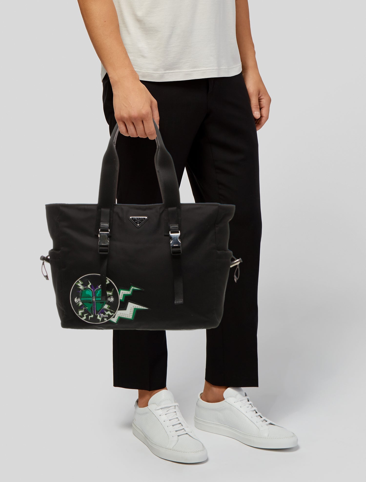 Prada x Universal Studios Enameled Metal Triangle Frankenstein