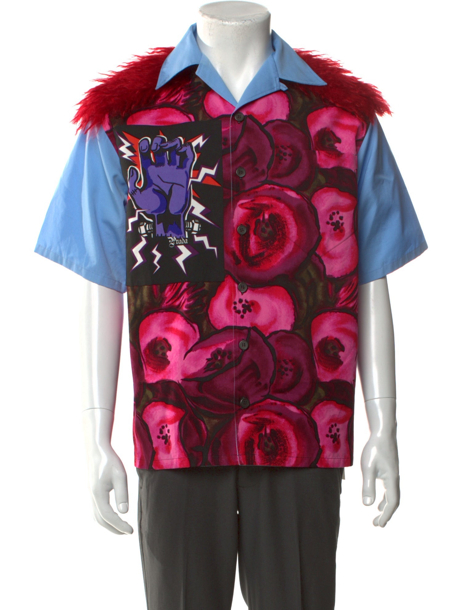 Prada x Universal Studios 2019 Floral Print Shirt