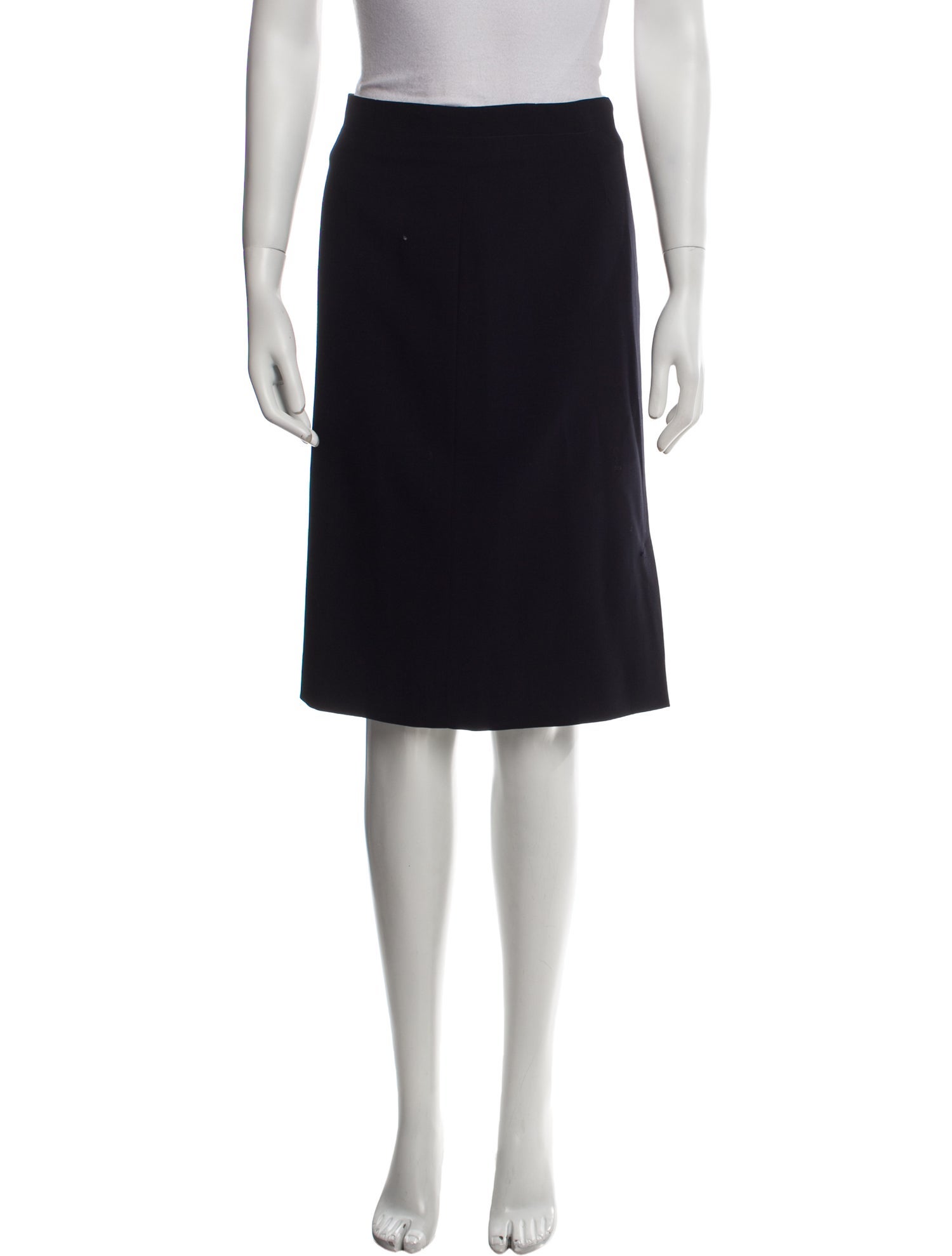 Paul Stuart Wool Knee-Length Skirt