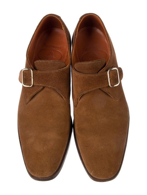 Paul Stuart Suede Monk Straps