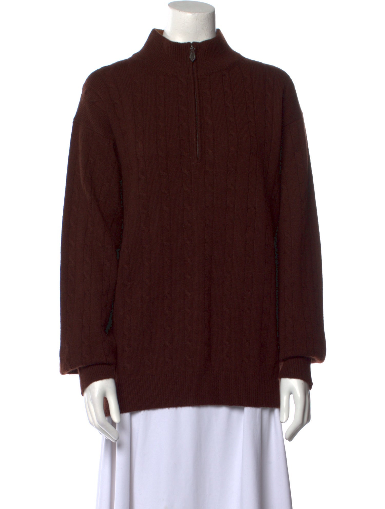 Paul Stuart Cashmere Mock Neck Sweater