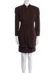 Paul Stuart Wool Tweed Pattern Skirt Suit
