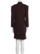 Paul Stuart Wool Tweed Pattern Skirt Suit