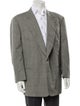 Paul Stuart Wool Plaid Print Blazer