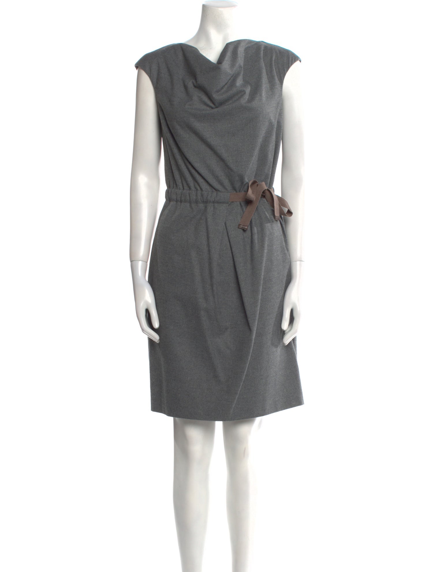 Paul Stuart Cowl Neck Mini Dress