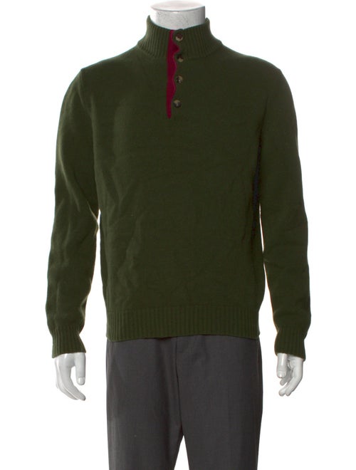 Paul Stuart Wool Mock Neck Pullover