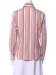 Paul Stuart Striped Long Sleeve Button-Up Top