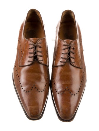 Paul Stuart Leather Derby Shoes