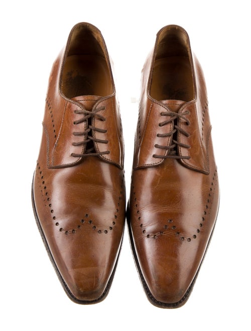 Paul Stuart Leather Derby Shoes