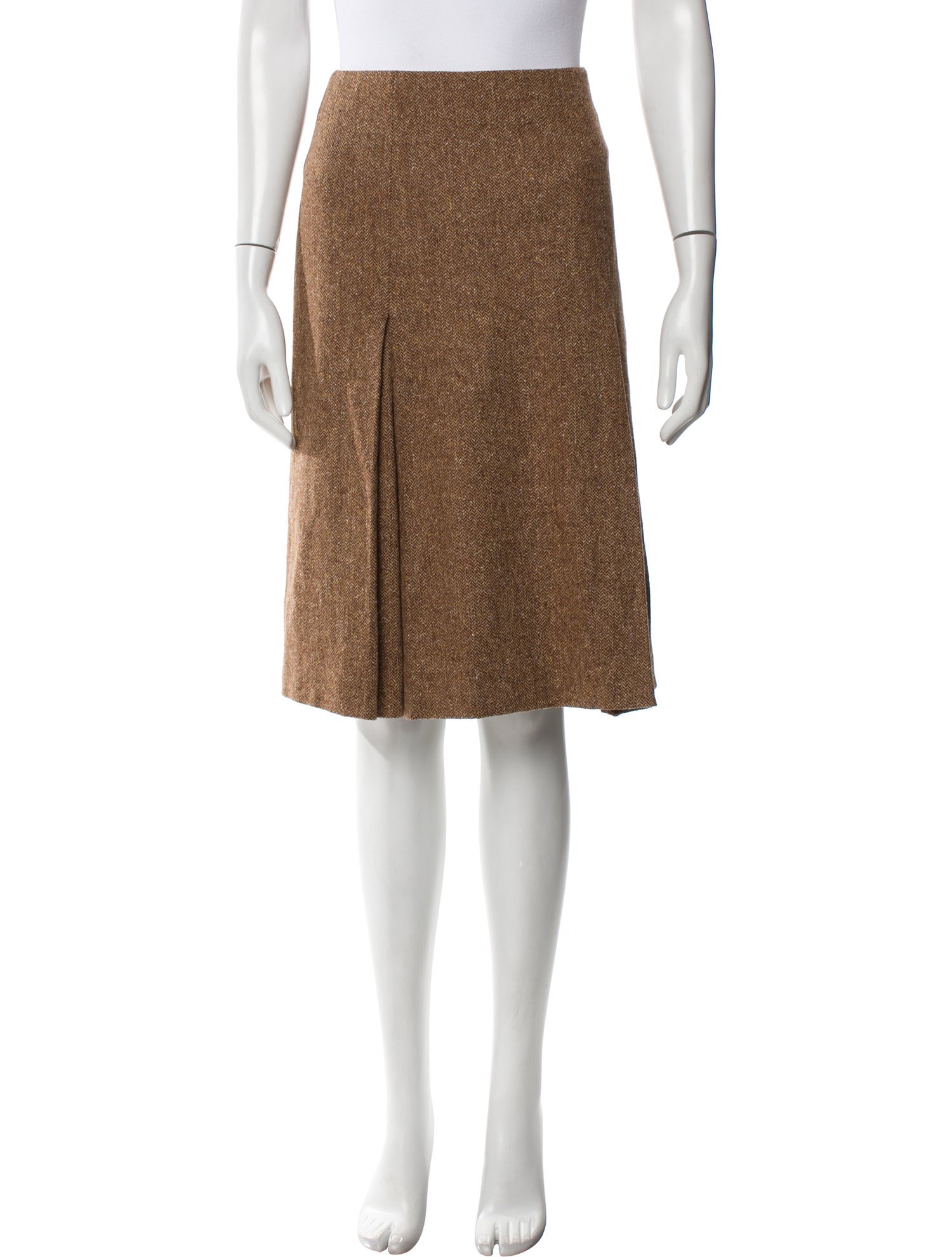 Paul Stuart Wool Knee-Length Skirt