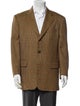 Paul Stuart Wool Plaid Print Blazer
