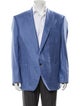 Paul Stuart Silk Houndstooth Print Blazer