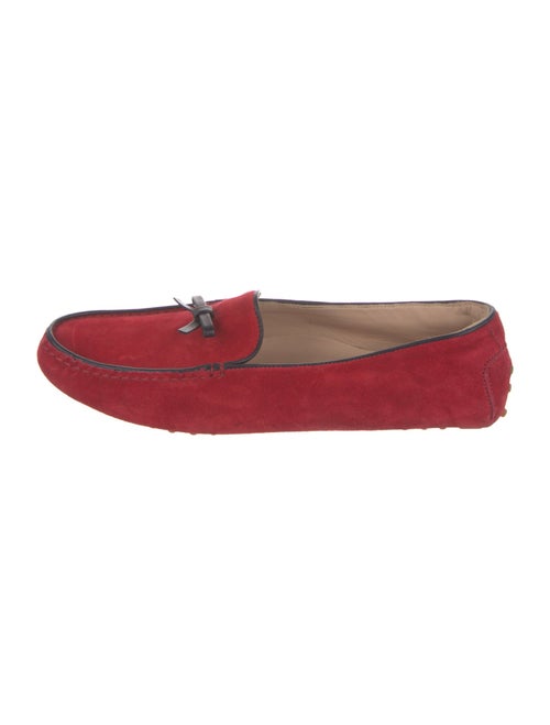 Paul Stuart Suede Bow Accents Loafers