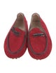 Paul Stuart Suede Bow Accents Loafers