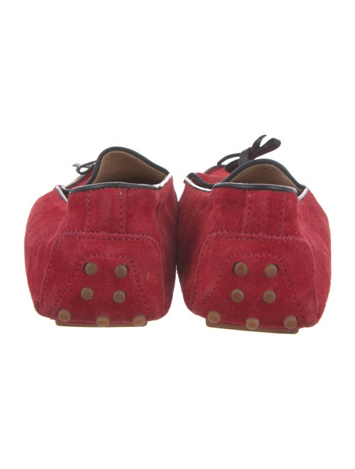 Paul Stuart Suede Bow Accents Loafers