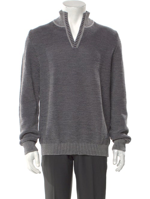 Paul Stuart Merino Wool Printed Pullover