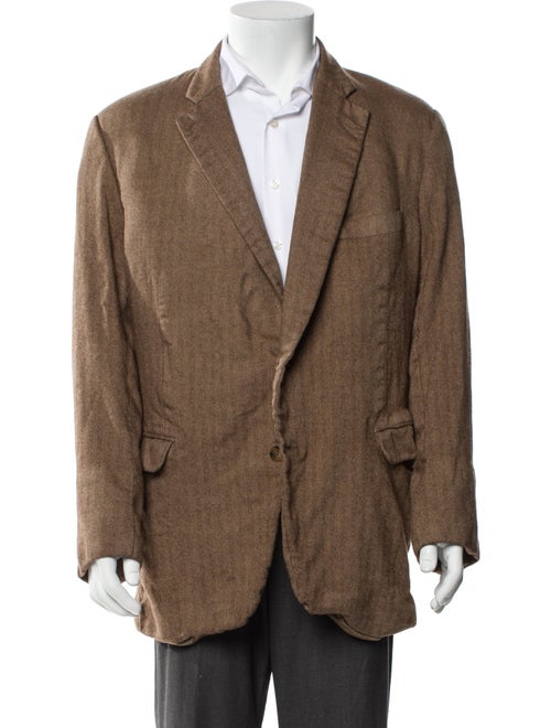 Paul Stuart Wool Tweed Pattern Blazer