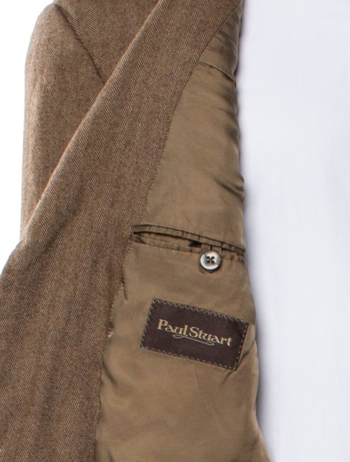 Paul Stuart Wool Tweed Pattern Blazer