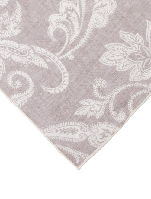 Paul Stuart Pattern Print Pocket Square