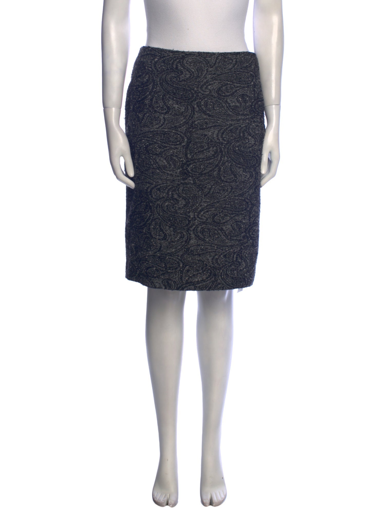 Paul Stuart Wool Knee-Length Skirt