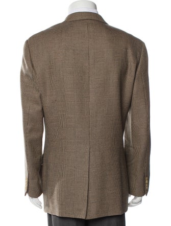 Paul Stuart Houndstooth Print Blazer